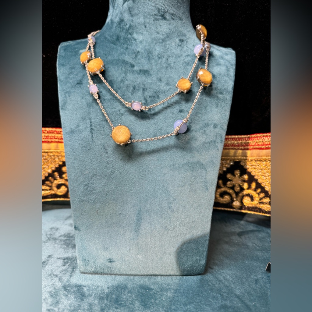Reversible Silver Tone Necklace By White House Black Market